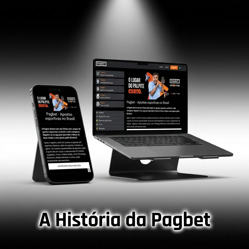 Ilustração representativa da história da casa de apostas Pagbet.