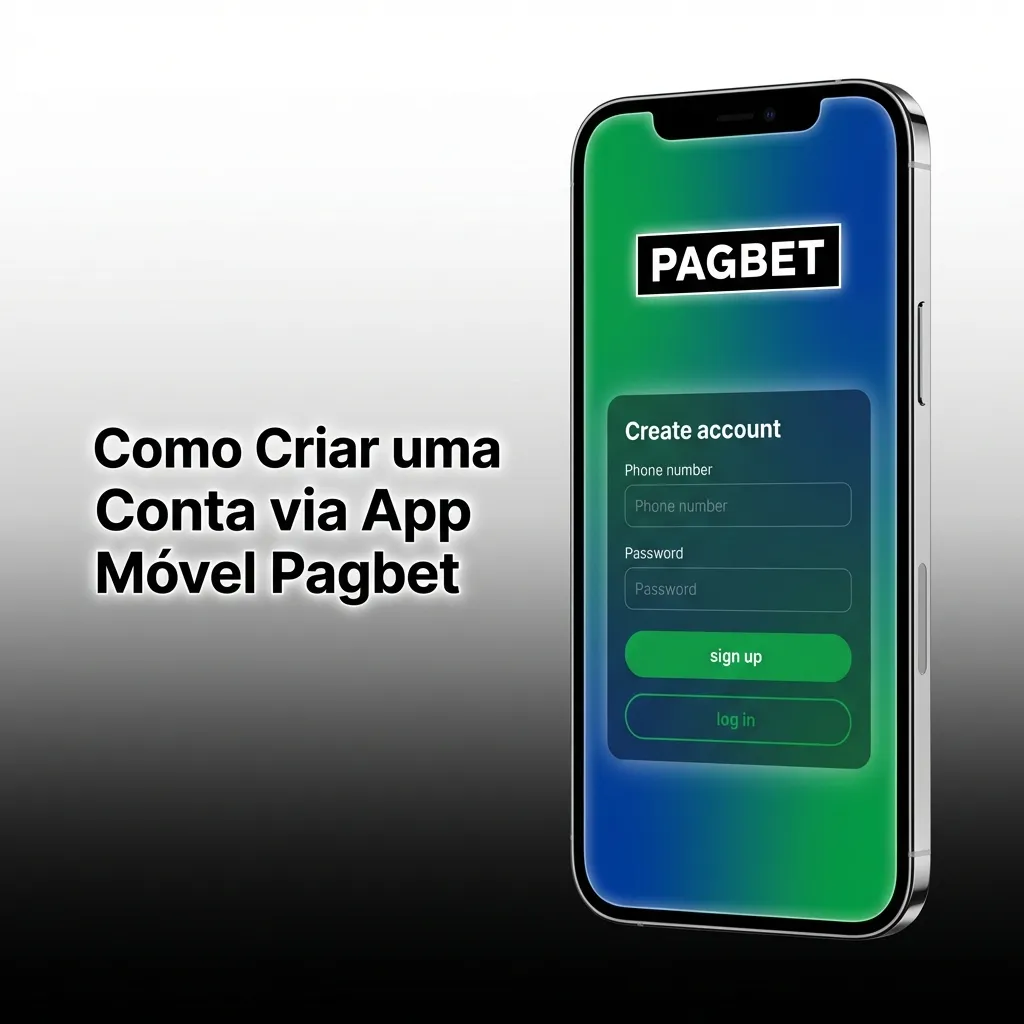 Como Criar uma Conta via App Móvel Pagbet