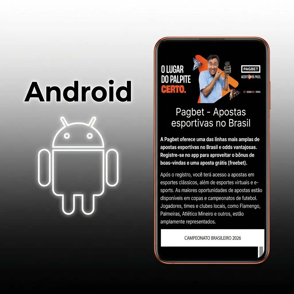 Ícone de download do aplicativo Pagbet para Android.