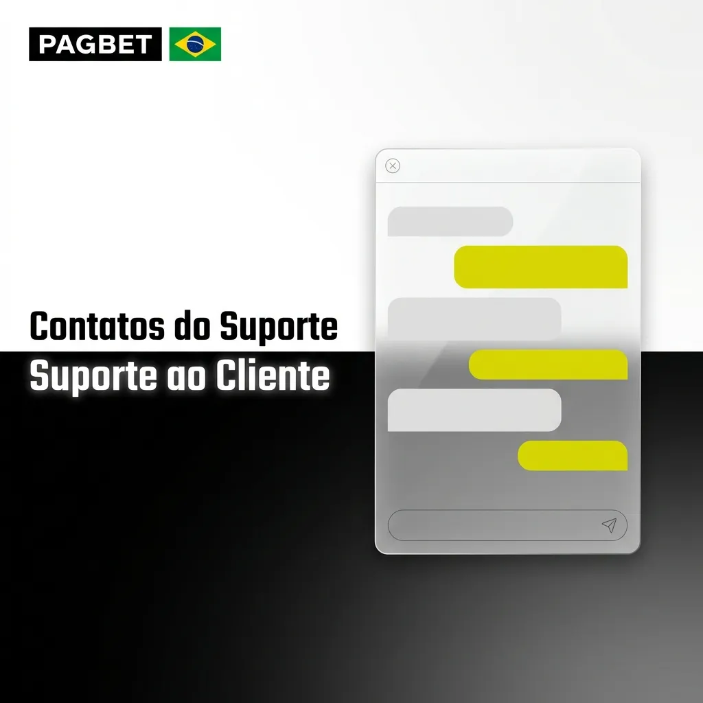 Canais de suporte ao cliente Pagbet: chat ao vivo, e-mail e central de ajuda.