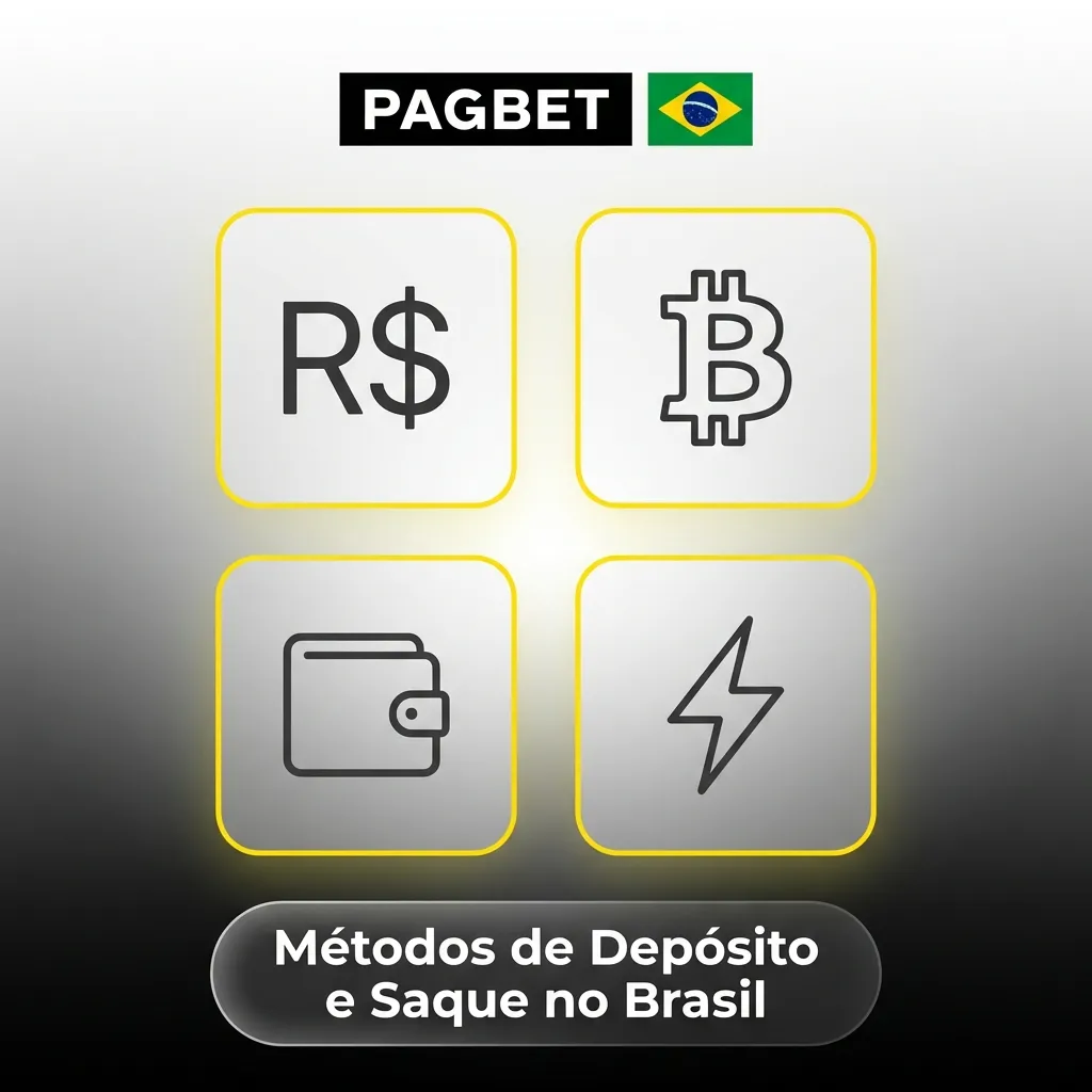 Métodos de depósito Pagbet com PIX e criptomoedas como Bitcoin, Ethereum e Tether.