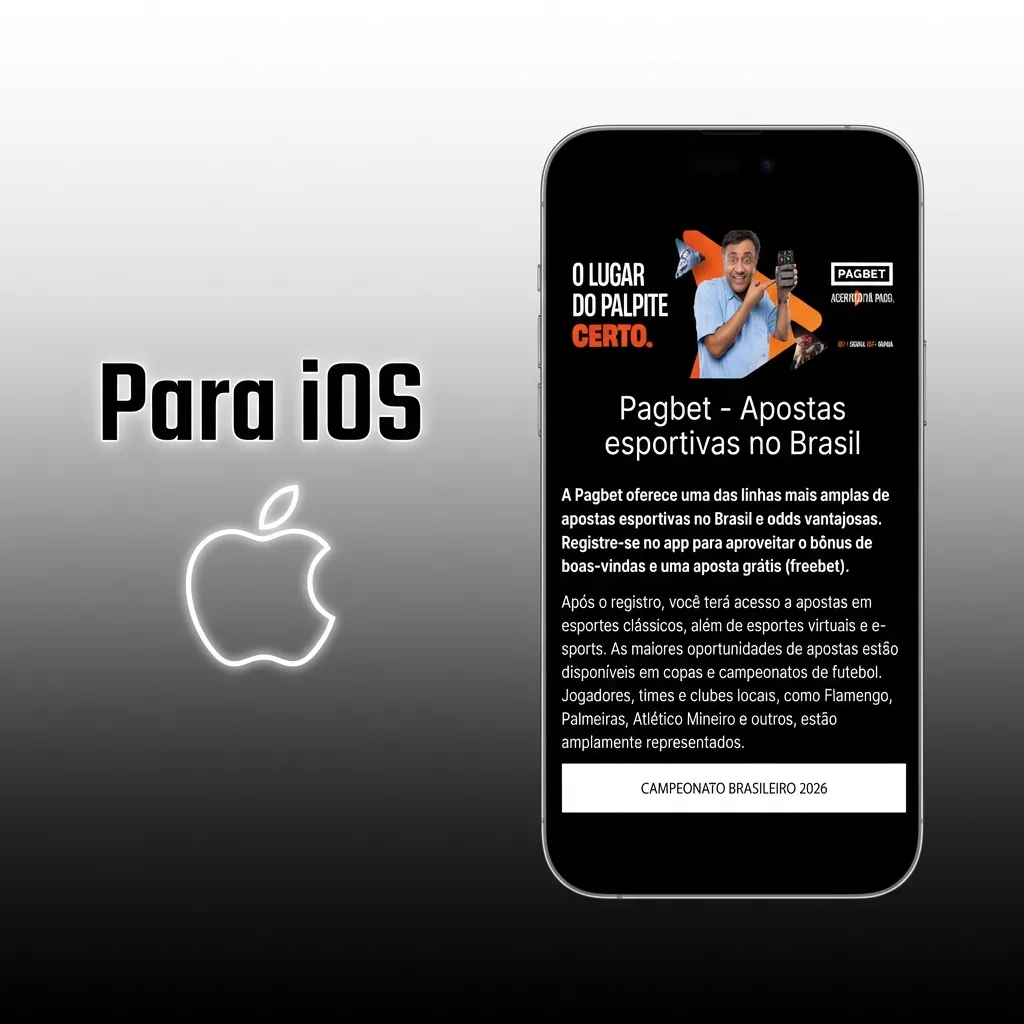 Passo a passo para adicionar o app Pagbet à tela inicial do iOS via Safari.
