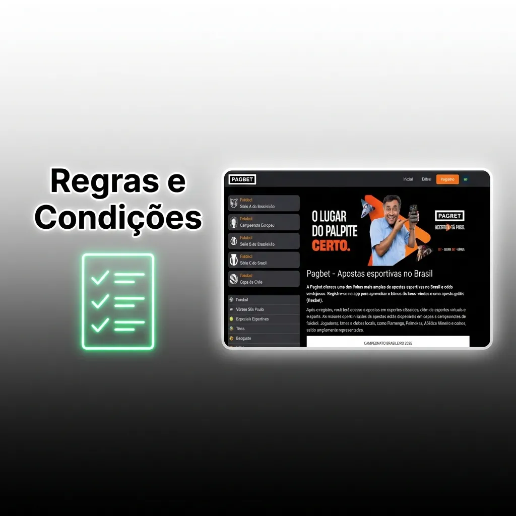 Regras e Condições