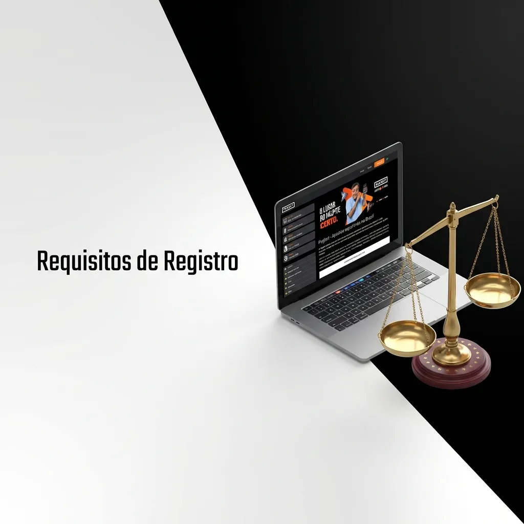 Lista de requisitos de registro: idade mínima, CPF válido, conta única e dados reais.